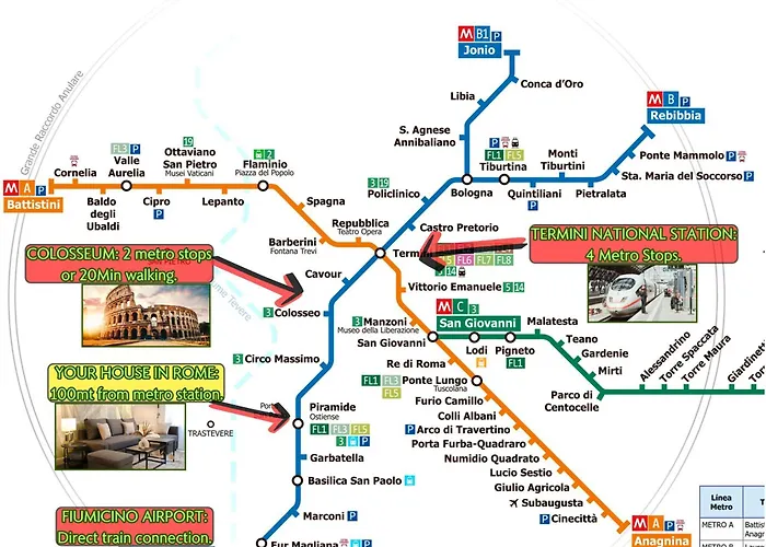 50mt Metro Station - 20min Walking From Colosseum - Romecentralhouse - Elegant And Fully Equipped Apartment *